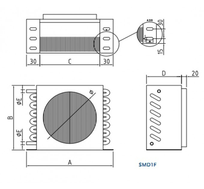 Конденсатор SMD1F02 (310*125*240 (д.210))